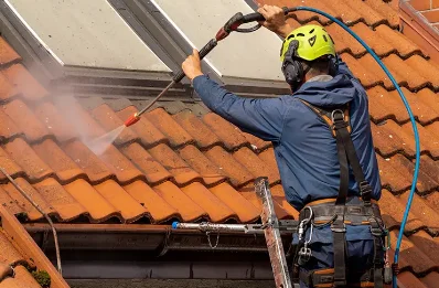 Démoussage et hydrofuge de toiture à Vacheresse